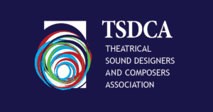 Logo for the Theatrical Sound Designers and Composers Association